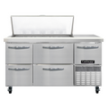 Continental RA60N18M-D Refrigerated Counter, Mega Top Sandwich / Salad Unit