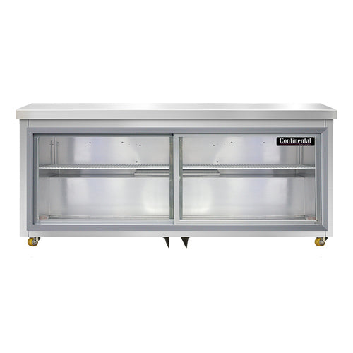 Continental SW72NSGD-U Refrigerator, Undercounter, Reach-In
