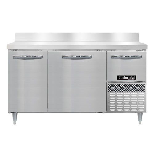 Continental DRA60NSSBS Refrigerated Counter, Work Top