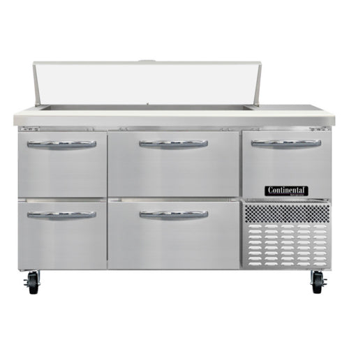 Continental RA60SN12-D Refrigerated Counter, Sandwich / Salad Unit
