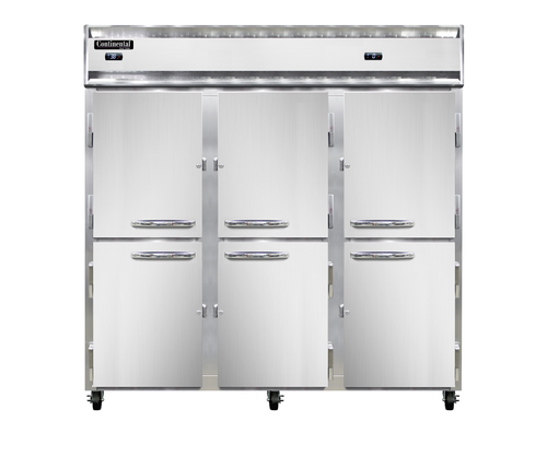 Continental 3RFFNHD Refrigerator Freezer, Reach-In