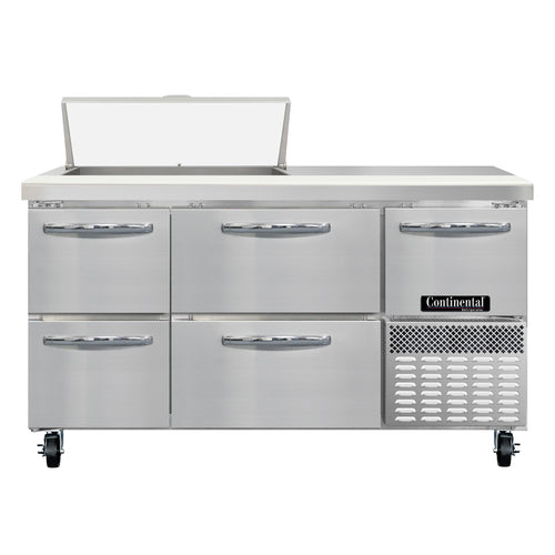 Continental RA60N8-D Refrigerated Counter, Sandwich / Salad Unit