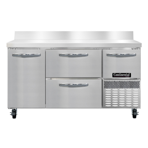 Continental FA60SNBS-D Freezer Counter, Work Top