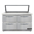 Continental SW48N18M-HGL-FB-D Refrigerated Counter, Mega Top Sandwich / Salad Unit
