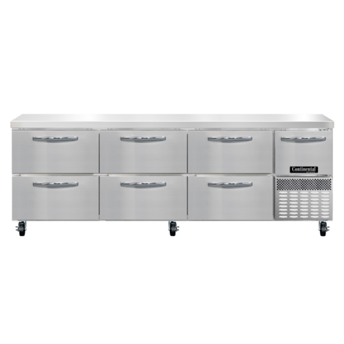 Continental RA93SN-D Refrigerated Counter, Work Top