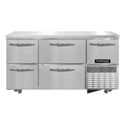 Continental FA60SN-U-D Freezer, Undercounter, Reach-In