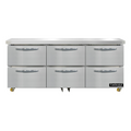 Continental D72N-U-D Refrigerator, Undercounter, Reach-In