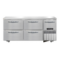 Continental RA68SN-U-D Refrigerator, Undercounter, Reach-In