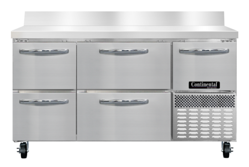 Continental FA60NBS-D Freezer Counter, Work Top