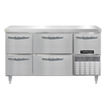 Continental DRA60NSS-D Refrigerated Counter, Work Top