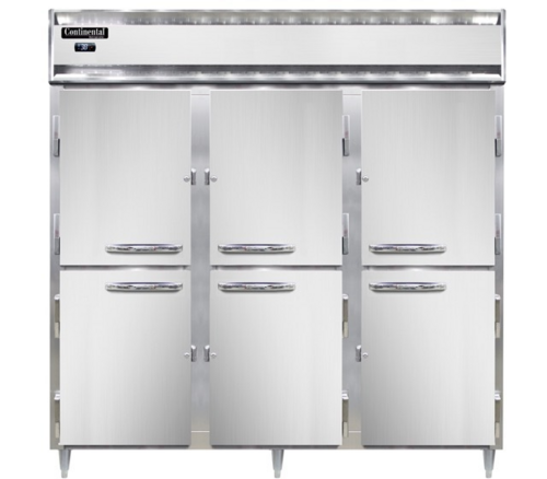 Continental D3RNSAPTHD-SD-GD Refrigerator, Pass-Thru