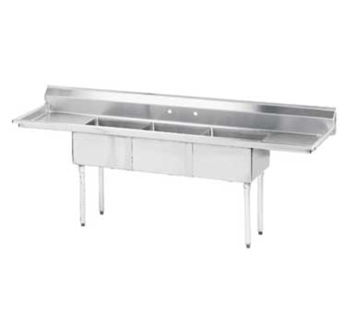 Advance Tabco FE-3-1812-18RL-X Sink, (3) Three Compartment