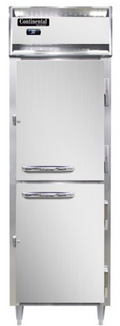 Continental D1RNPTHD-SD-GD Refrigerator, Pass-Thru
