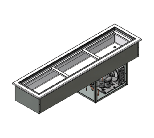 Advance Tabco DISLRCP-3 Cold Food Well Unit, Drop-In, Refrigerated