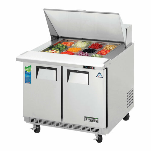 Everest Refrigeration EPBSR2 Refrigerated Counter, Mega Top Sandwich / Salad Unit