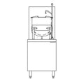 Crown GMT-6 Kettle Cabinet Assembly, Gas