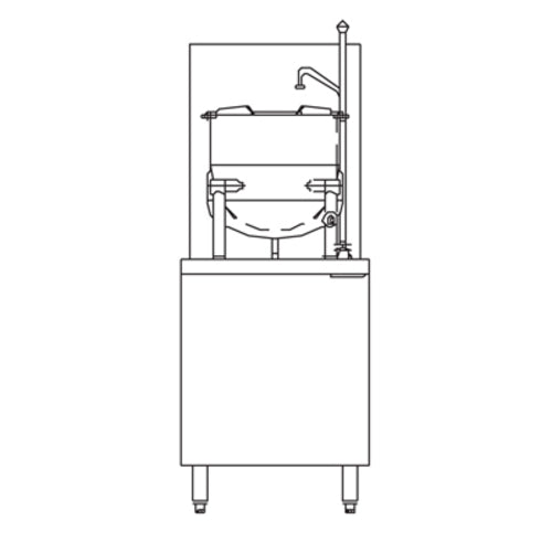 Crown GMT-6 Kettle Cabinet Assembly, Gas