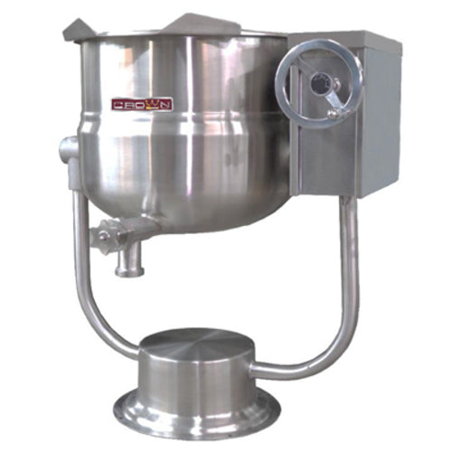 Crown DPT-20 Kettle, Direct Steam, Tilting