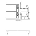 Crown ECX-2-6 Steamer Kettle Combination, Electric
