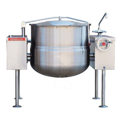 Crown DLT-30TC Kettle, Direct Steam, Tilting