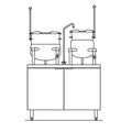 Crown EMT-10-6 Kettle Cabinet Assembly, Electric
