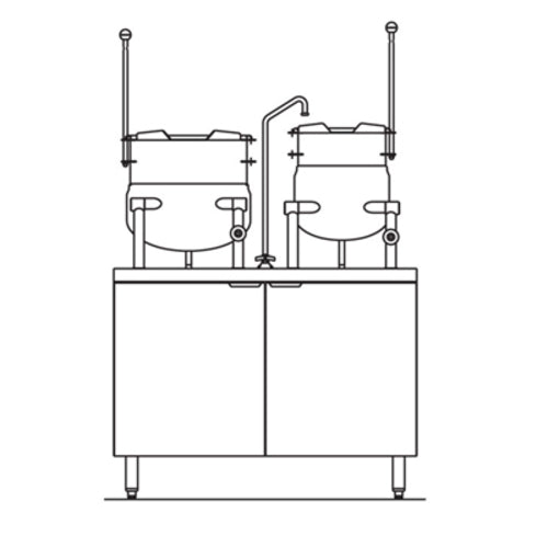 Crown EMT-10-6 Kettle Cabinet Assembly, Electric