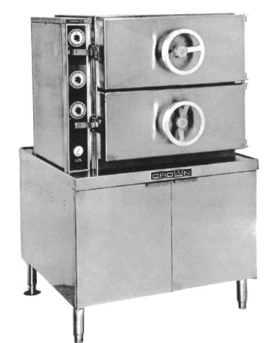 Crown DDA-3 Steamer, Dual-Pressure, Direct Steam