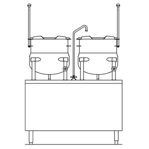 Crown DMT-10-10 Kettle Cabinet Assembly, Direct-Steam
