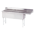 Advance Tabco FS-3-1524-24R Sink, (3) Three Compartment