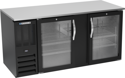 Beverage Air BB68HC-G-B Back Bar Cabinet, Refrigerated
