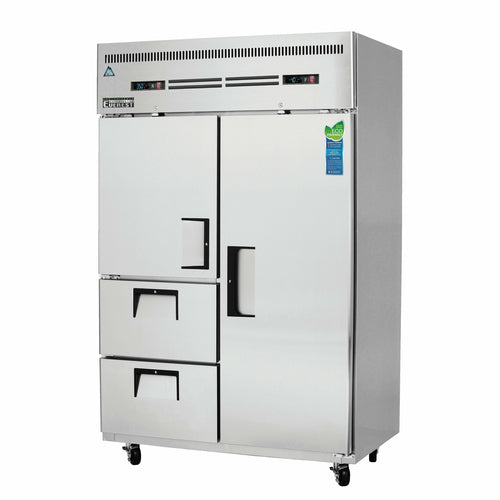 Everest Refrigeration ESRF2D2 Refrigerator Freezer, Reach-In