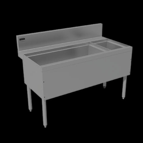 Advance Tabco PRC-24-42L Underbar Ice Bin/Cocktail Station, Bottle Well Bin
