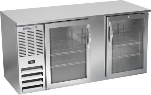 Beverage Air BB68HC-G-S Back Bar Cabinet, Refrigerated