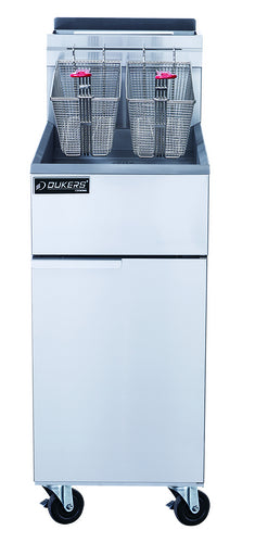 Dukers DCF3-LPG Fryer, Gas, Floor Model, Full Pot