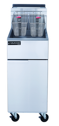 Dukers DCF4-NG Fryer, Gas, Floor Model, Full Pot
