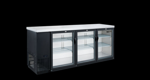 Dukers DBB72-H3 Back Bar Cabinet, Refrigerated