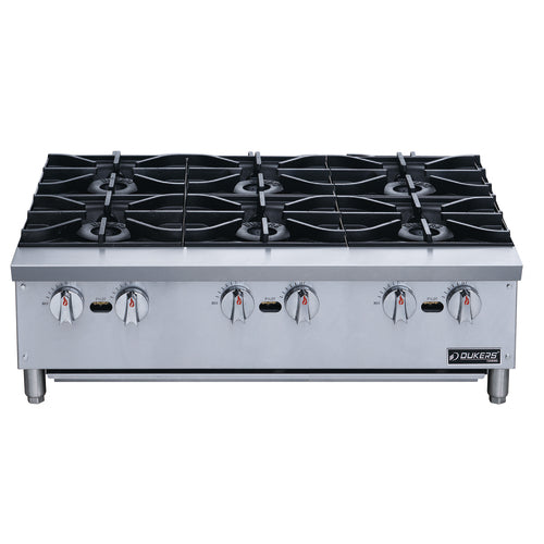 Dukers DCHPB36 Hotplate, Countertop, Gas