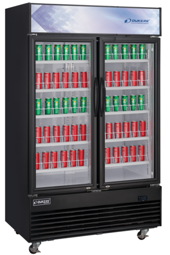 Dukers DSM-33R Refrigerator, Merchandiser