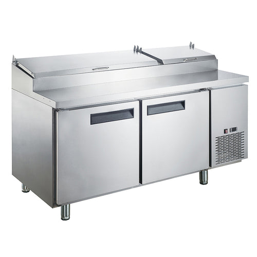 Dukers DPP70 Refrigerated Counter, Pizza Prep Table