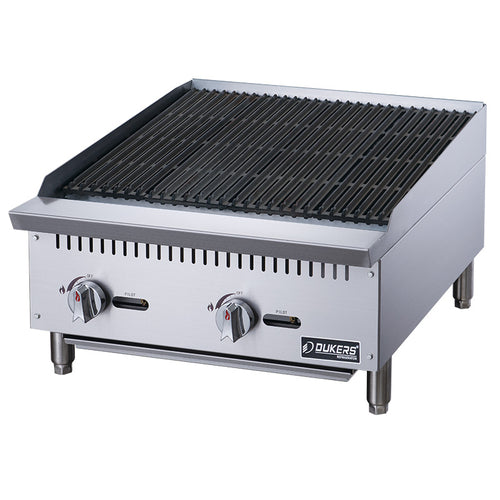 Dukers DCCB24 Charbroiler, Gas, Countertop
