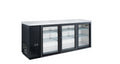 Dukers DBB72-S3 Back Bar Cabinet, Refrigerated