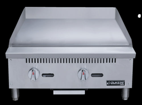 Dukers DCGMA24 Griddle, Gas, Countertop