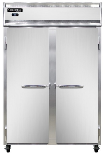 Continental 2RNSSPT-SD-GD Refrigerator, Pass-Thru