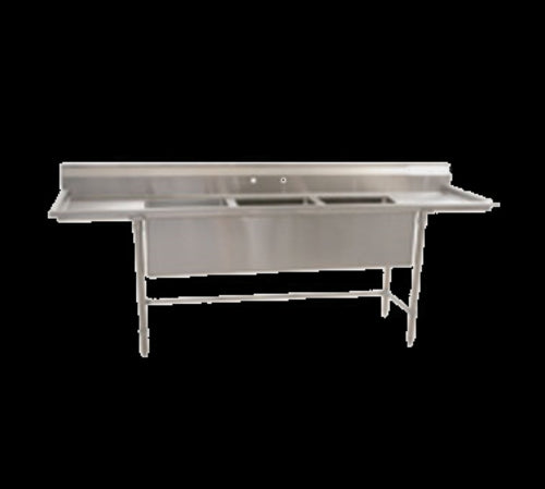 Eagle Group S14-20-3-24L-SL-X Sink, (3) Three Compartment