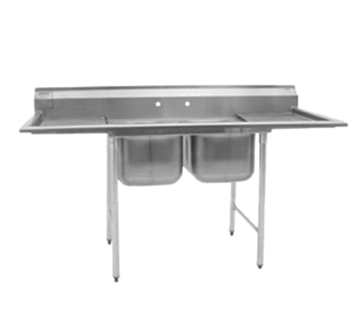 Eagle Group 314-24-2-24-X Sink, (2) Two Compartment