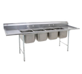 Eagle Group 314-24-4-18L Sink, (4) Four Compartment
