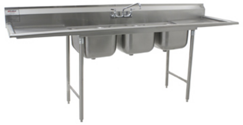 Eagle Group 412-16-3-24 Sink, (3) Three Compartment