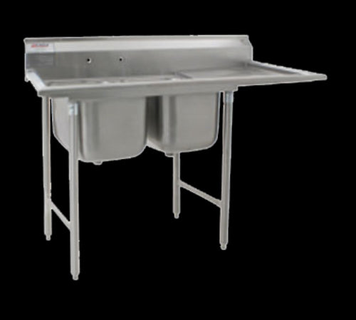 Eagle Group 414-24-2-18R Sink, (2) Two Compartment
