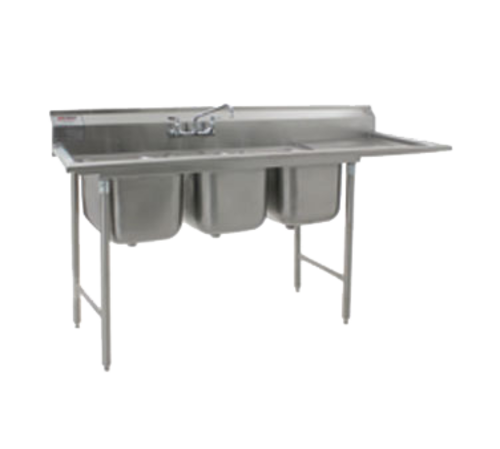 Eagle Group 414-22-3-24R Sink, (3) Three Compartment