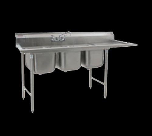 Eagle Group 414-18-3-18R-X Sink, (3) Three Compartment